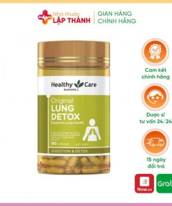 Giải độc phổi Lung detox Healthy Care